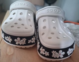 Floral Crocs Sandals 