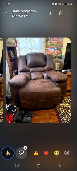 Recliner chair with massager inside