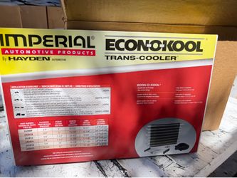 Aluminum Imperial Econokool Hayden Transmission Cooler Universal