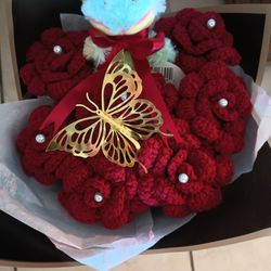 Crochet Flowers Hand  Made