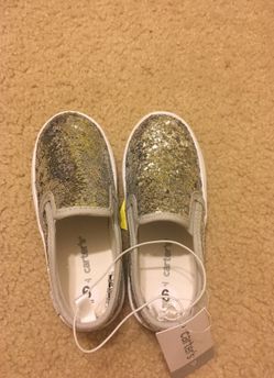 Sparkling kids shoes