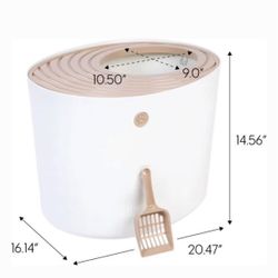 Top Covered Litter Box