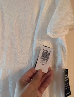 Plus Size Torrid wedding dress.