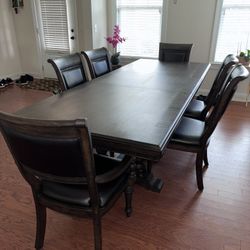 Extendable Ornate Dining Set