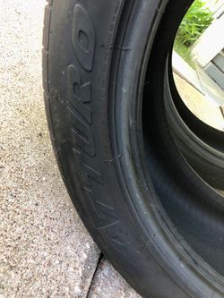 Atturo AZ850 tires. 275/45/ZR20