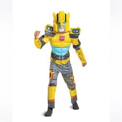 TRANSFORMERS kids "BUMBLEBEE" quilted muscle Halloween costume
