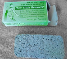 NEW Savera Sony Power Stone Hair-Stain Remover Pumice Stone