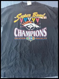 Vintage 1998 Denver Broncos Super Bowl XXXII Champions T-Shirt Large 1271