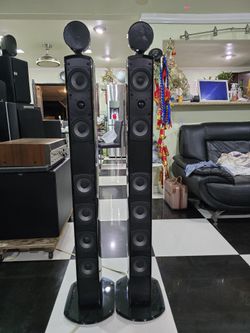 Polk audio VM-30. 550 watts peak ( pair ) Tower Speakers. Retail price $1149.95 (Each) I have add 2 tweeters on top. Garranty very nice sound will tes