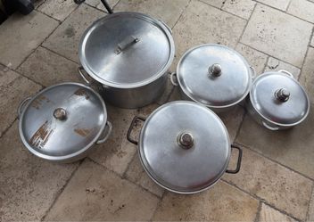 Aluminum Cooking Pots with Lids