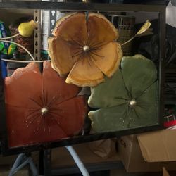 Metal Flower Wall Decor