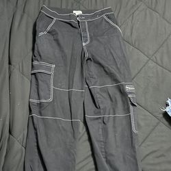 Black Cargo Pants 
