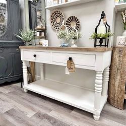 NEW Solid Wood Console