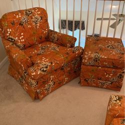 Chair And Ottoman Good Condition