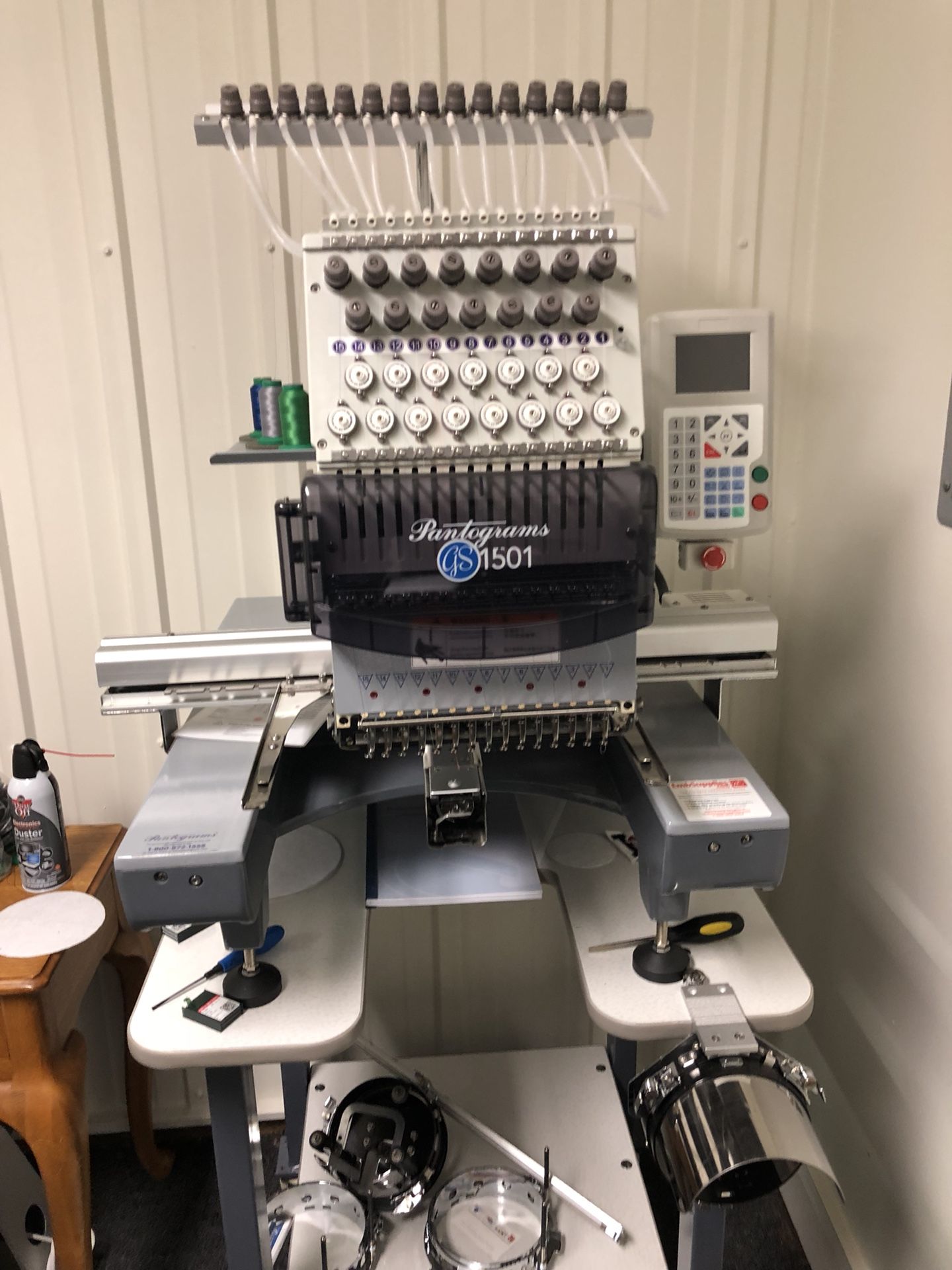Pantograms GS1501 15 Needle Embroidery Machine.