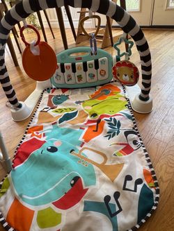 Purple monkey play mat