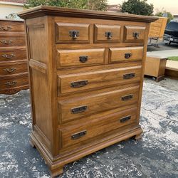 Stunning Solid Wood High Quality Tall Dresser 