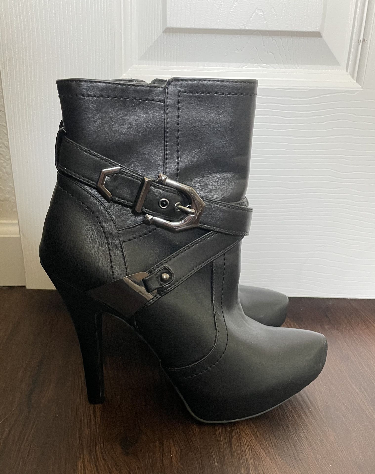 Black Heeled Booties