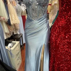 Light Blue Formal Dress 