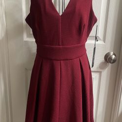Burgundy Cocktail Dress