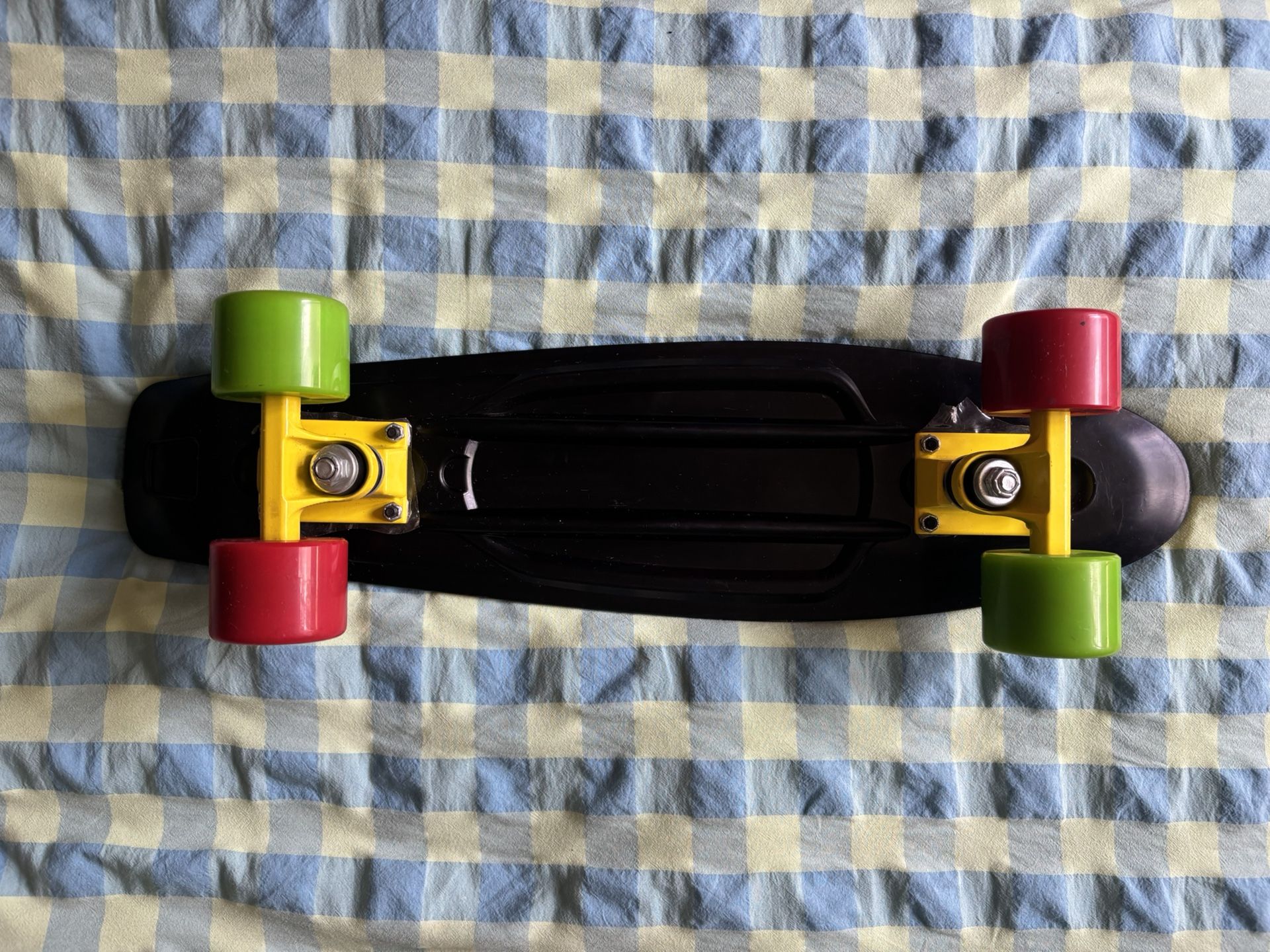 Penny Board Vinyl Cruiser Rasta Color Way