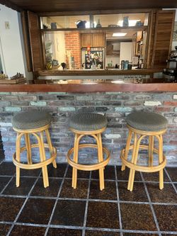 Three Matching Barstools