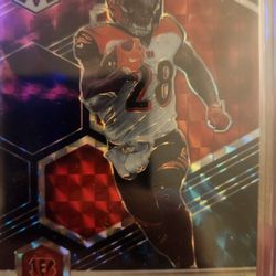 Joe Mixon 1/1 2021 Mosaic NEBULA  True 1 OF 1 Bengals