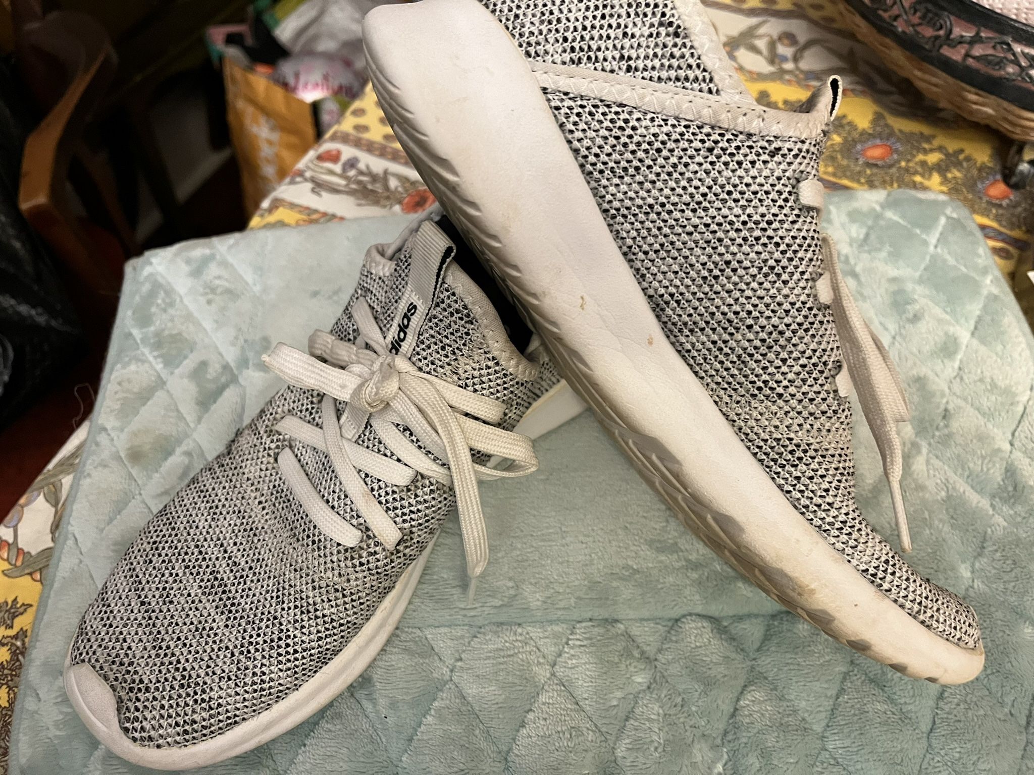 Adidas Tennis Shoes, Multicolor Size 8