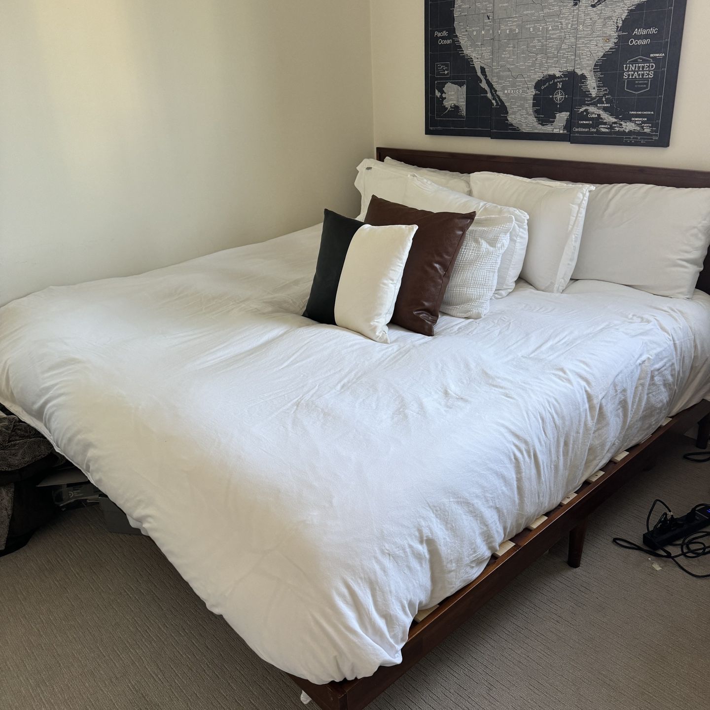 King Bed And Mattress For Sale 