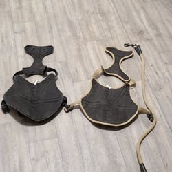 2 Dog Vest And One Leash 