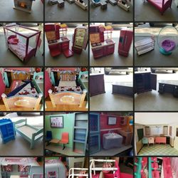 18" doll furniture & playsets, fits American Girl, Our Generation, My Life As, Journey Girls