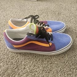Vans Old Skool Multicolor Suede Canvas Sneakers Men’s 11. $50 Shipped $40 Local
