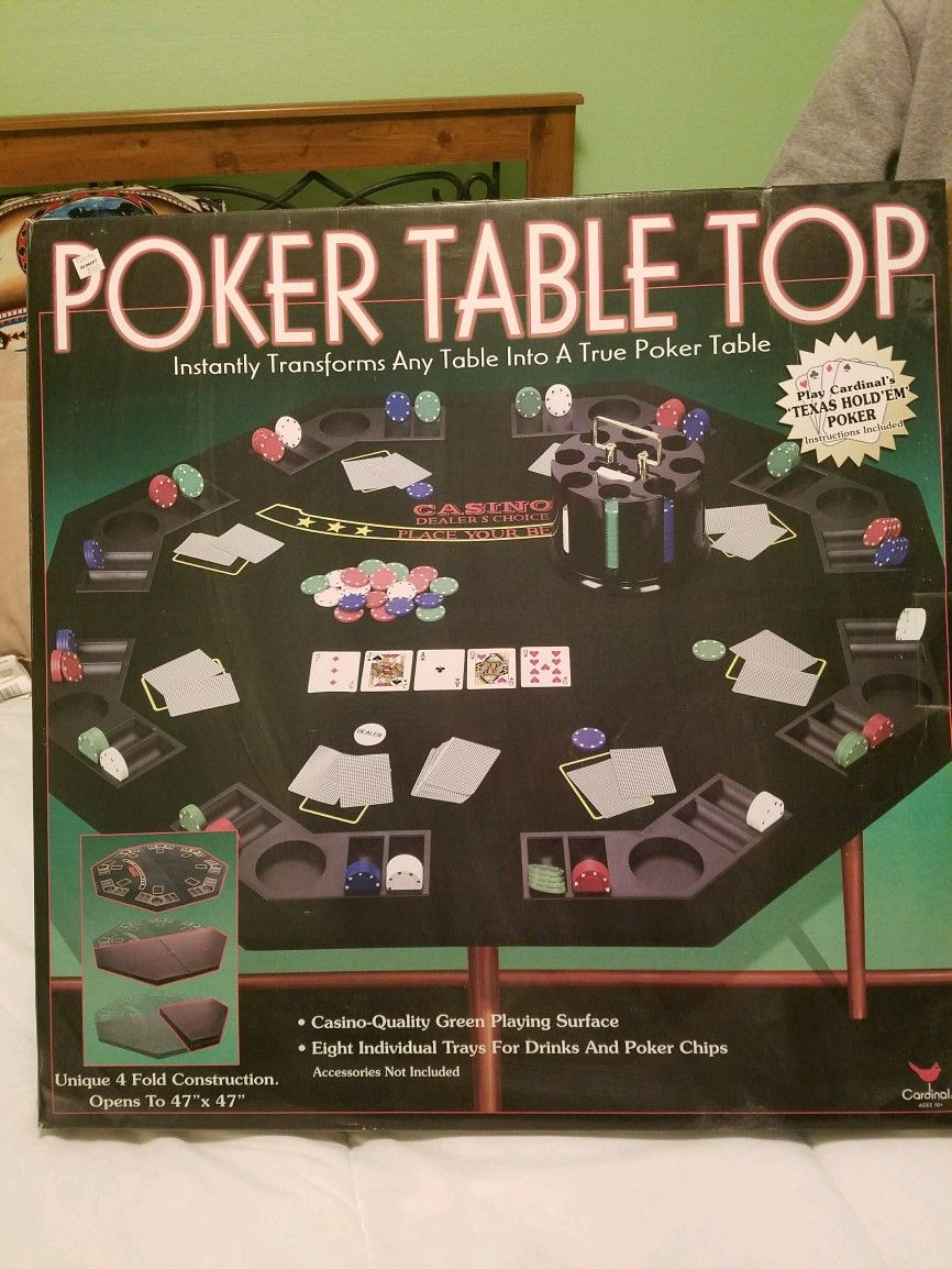 Cardinal Poker table top