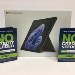 Microsoft Surface Pro 9 - 13” Touchscreen, i5 12th Gen, 8GB RAM, 256GB SSD, Win. 11 Home - $0 DOWN!