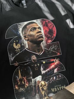 ⚽🔥 NEW Kylian Mbappé Graphic T-Shirt! 🔥⚽
