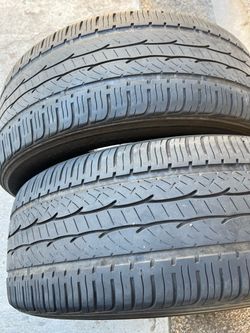 225/55/17 used tires 70-80% life left 225/55r17 Llantas Usadas 70-80% de Vida