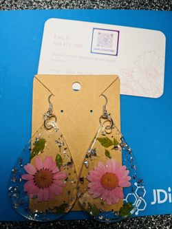 Resin Earrings , Made to Order.. 