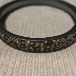 Bling cheetah steering wheel cover