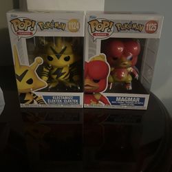 Funko Pops Pokemon (Magmar & Electabuzz)
