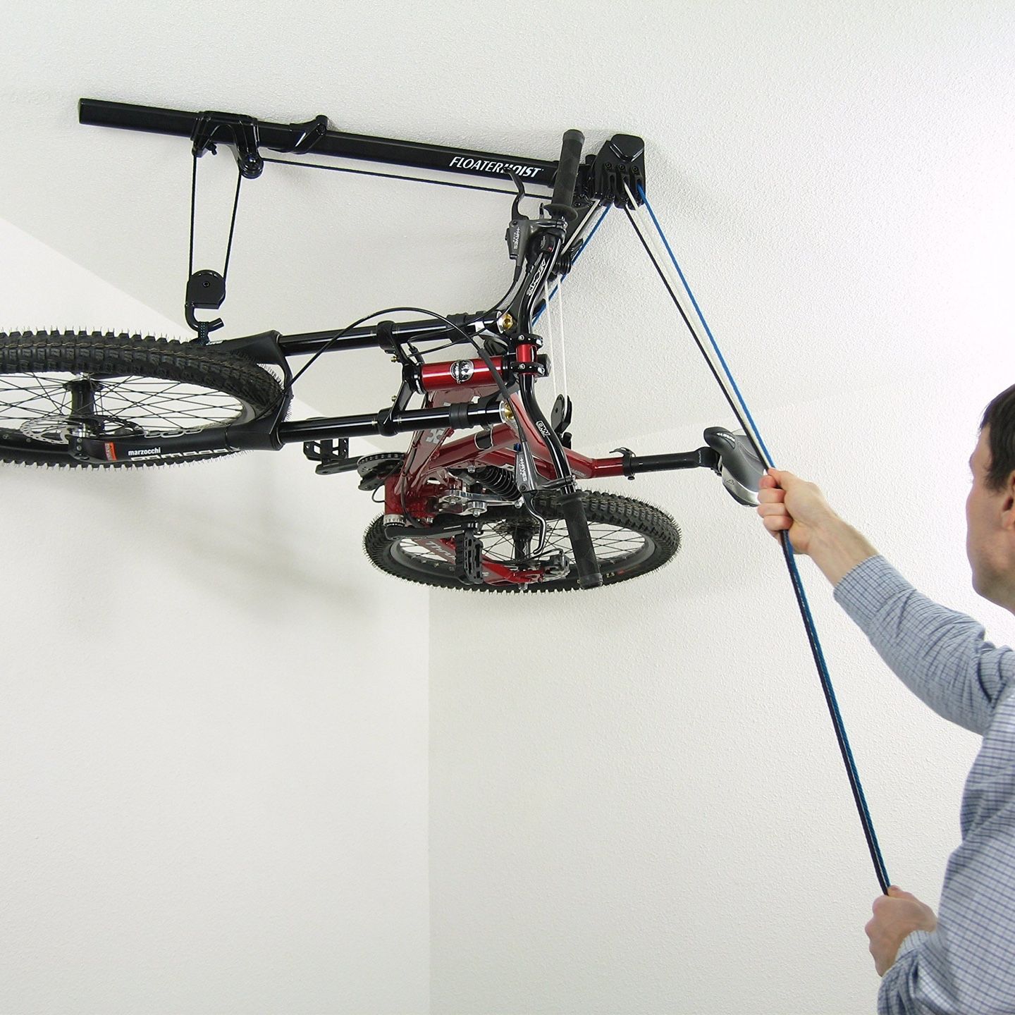 horizontal Bike Storage Hoist Ceiling Pulley System for Sale in San Diego CA OfferUp