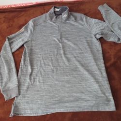 KJUS Mens Halfzip Size 52 L grey