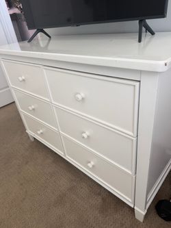 White dresser