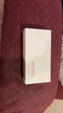 Vintage Bavarian Crystal Coaster Set of 6