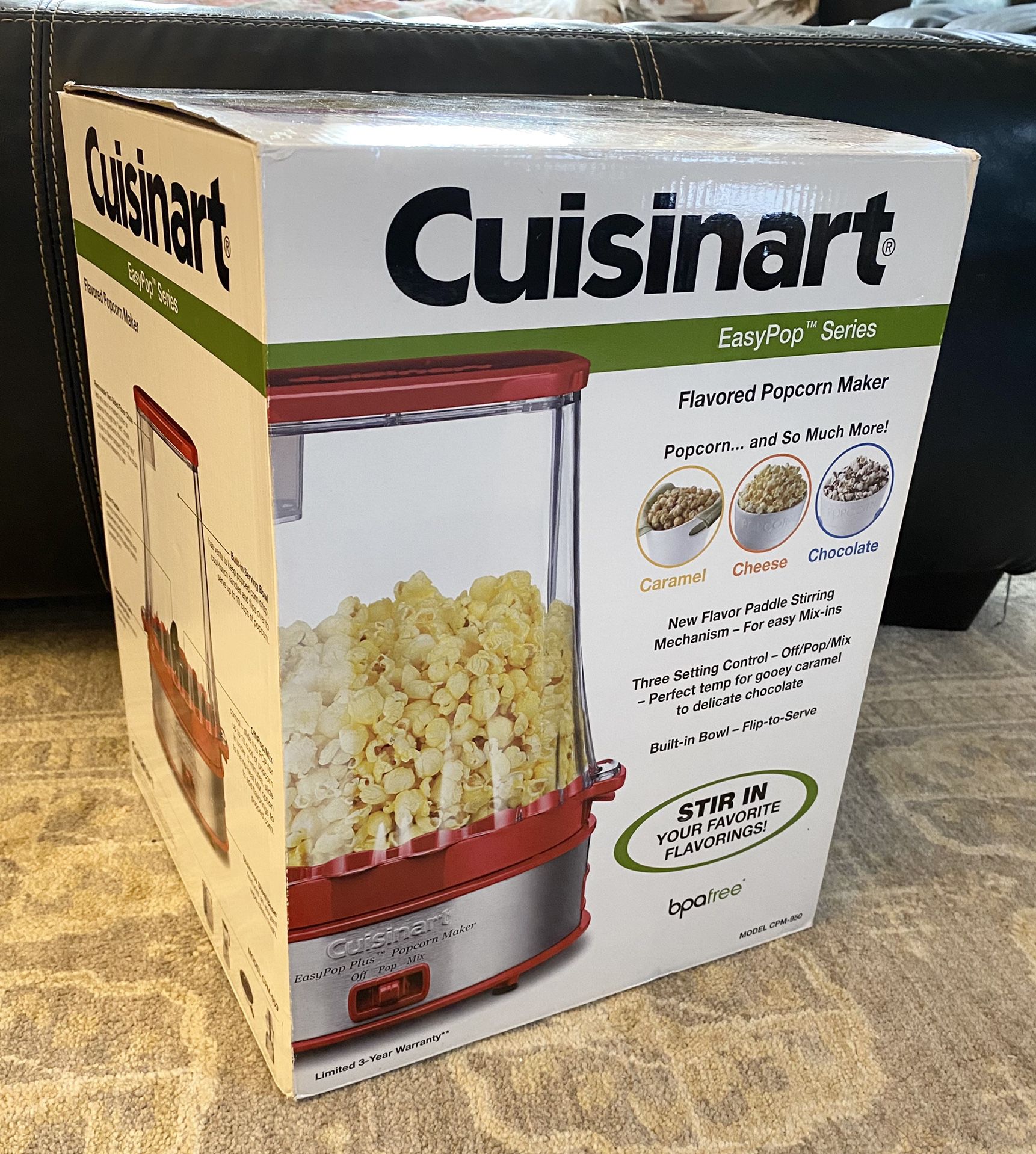 Cuisinart CPM-950 EasyPop Plus Flavored Popcorn Maker