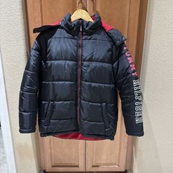 Tommy Hilfiger Big Boys Logo Zip Front Bomber Jacket