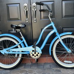 Electra Girl's Hawaii (20-inch) Kids sky, blue metallic Bicycle 
