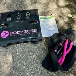 BodyBoss 2.0 - Full Portable Home Gym Workout Package (PINK)