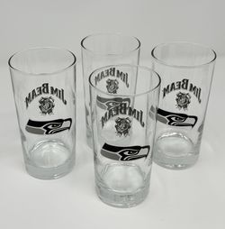 SEAHAWKS  + Jim Beam Whiskey Highball Tumbler Set