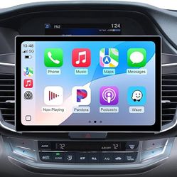 Car Radio Stereo Honda Accord 2013-2017, Wireless CarPlay Android Auto, Bluetooth, GPS, 11.5 Inch Touch Screen Head Units, WiFi, FM, Backup Camera
