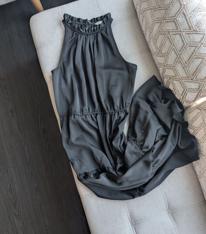 NWT Black Halter Top Dress